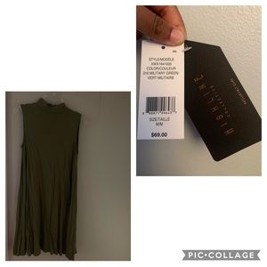 Army green dress